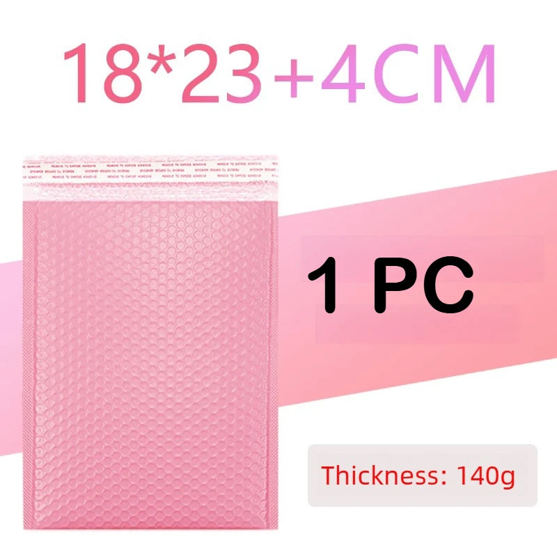100/1 PCS Pink Poly Bubble Mailers Padded Envelopes Self Seal Padded Envelopes Gift Bags Packaging Envelope School Supplies