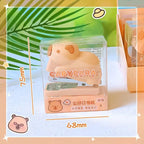 school supplies stationery Stapler school useful offices accessories binding supplies  cute capybara mini stapler Binding machin