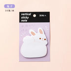 Cute Cartoon Animal Ass Sticky Notes 30Sheets Rabbit Dog Cat Bird Hip Memo Pad Notepads Thick Paper School Office Stationery