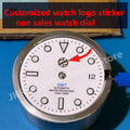 custom dial personalized brand color  metal transfer small  watch logo sticker