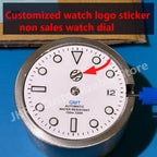 custom dial personalized brand color  metal transfer small  watch logo sticker