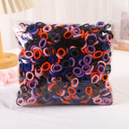 50/300/500 pcs Girls Colorful Elastic Hair Bands Ponytail Hold Hair Tie Rubber Bands Scrunchie Hair Accessories Bands for Girls