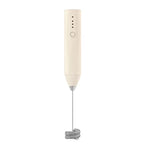 3-in-1 Electric Milk Frother & Hand Mixer, Wireless with Dual Spring, 3 Speeds & Type-C for Coffee, Baking, Kitchen & DIY Drinks