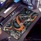 Black and White Dragon Large Mouse Mat Gaming Mousepad Big Rubber Base Mouse Pad Purple Deskpad Eyboard Mats Mousepads 400x900