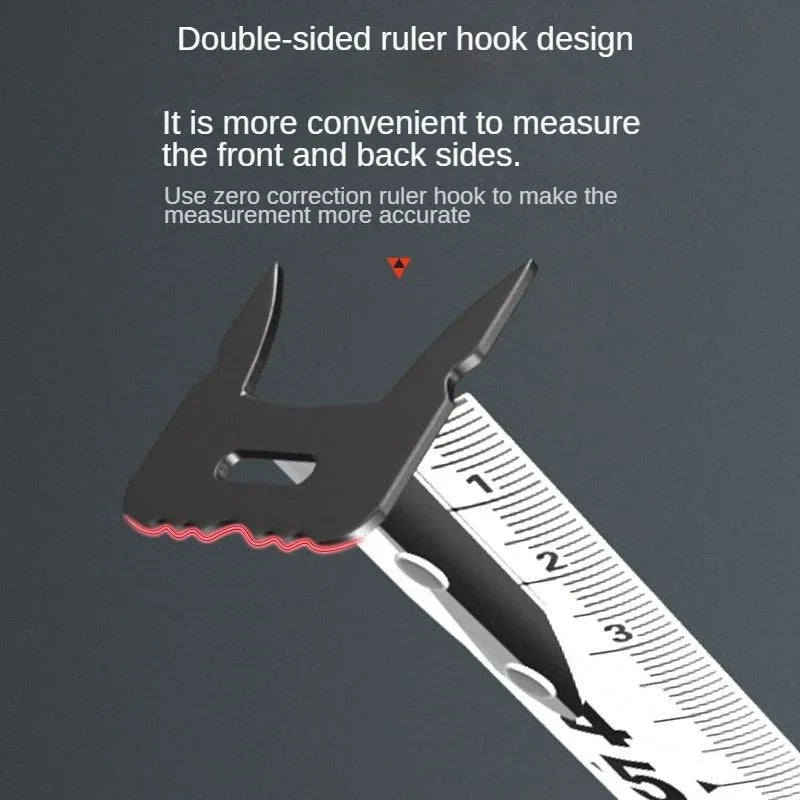5/7.5/10 Meters High Precision Double Sided Graduated Tape Measure with Thickened Anti Drop and Wear-Resistant Steel Tape Measur