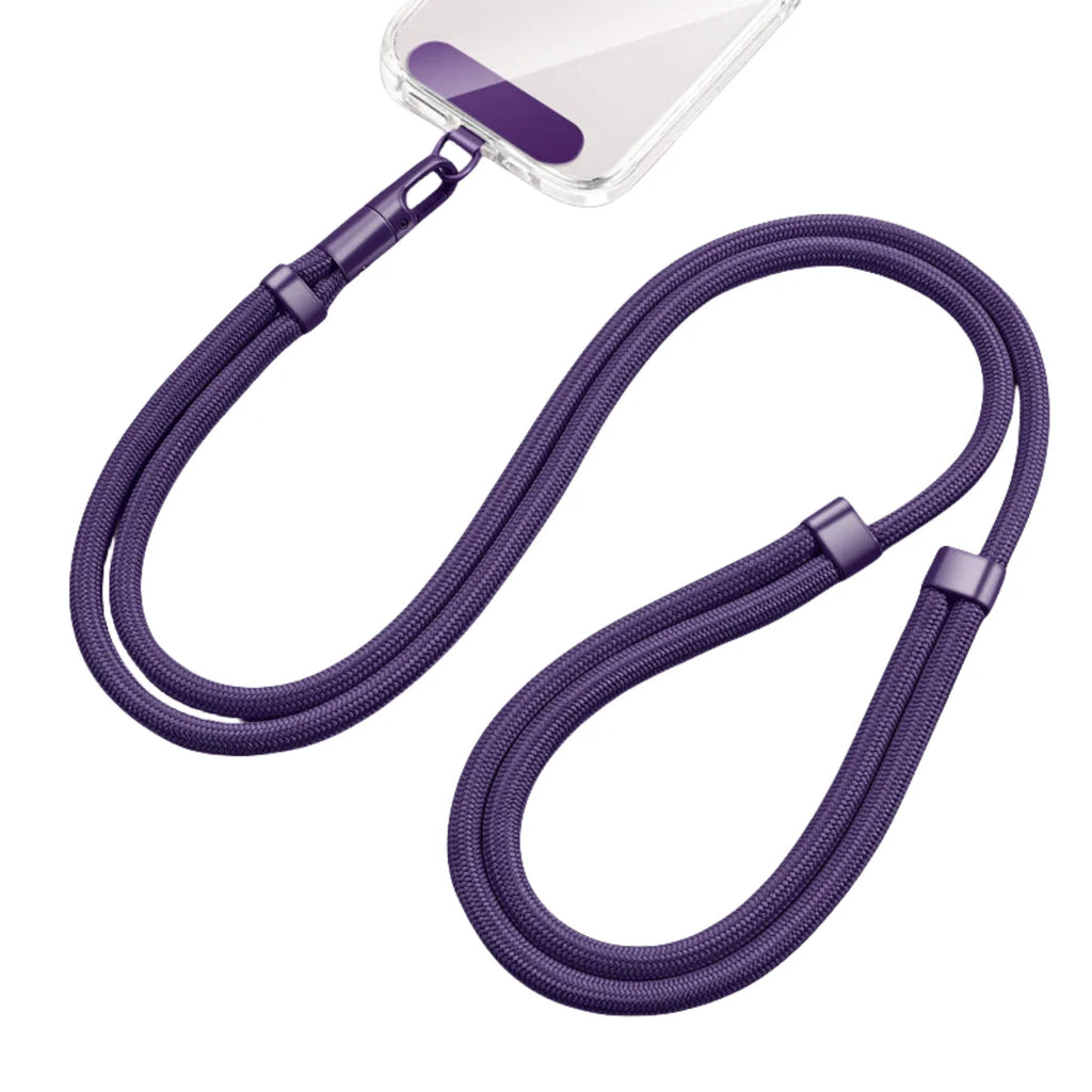 Universal Phone Lanyard with Clip Upgraded Anti-Drop 360° Rotation Adjustable Neck/Crossbody Strap for All Phone Cases