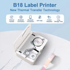 NIIMBOT B18 Color Label Printer, Wireless Bluetooth Connection, Portable,Mobile Editing,Support Color Printing Rechargeable
