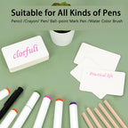 50/100PCS Blank Flash Cards DIY Blank White Cardstock Postcards for Graffiti Bookmarks Message Word Note Index Cards