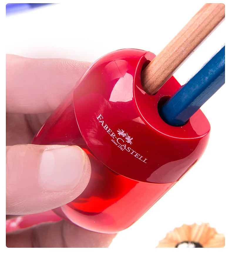 Faber Castell Pencil Sharpener Kawaii Single/Double Hole Pencil Cutter Sacapuntas Stationery Kids School Supplies Back to School