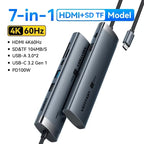Vention USB C Hub HDMI 4K 60Hz 9 in 1 PD 100W RJ45 Adapter USB3.0 Hub 5Gbps Splitter Docking Station for MacBook Air iPad Laptop