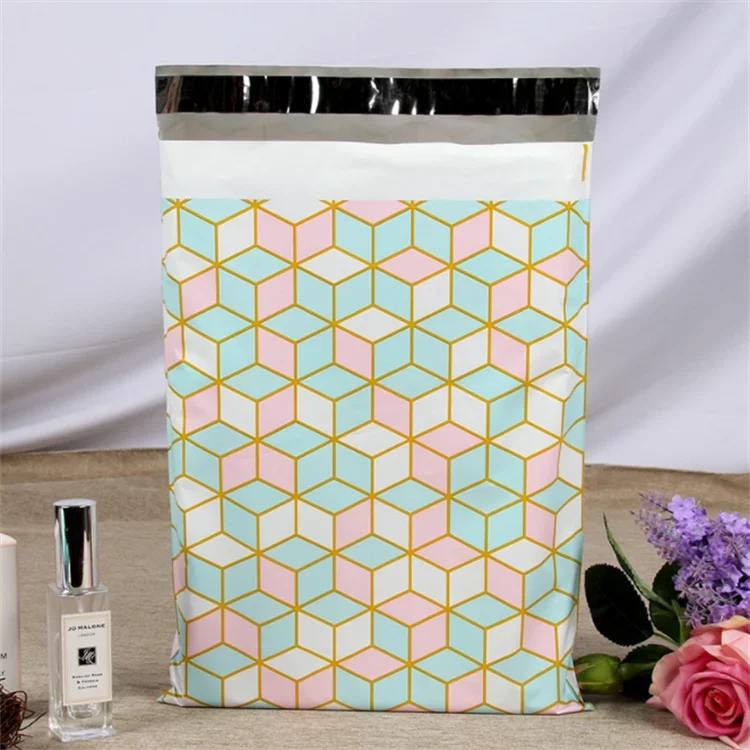 Poly Mailer Adhesive Envelope Courier Print Bag DIY Lady Panties Dress T-shirt Wedding Xmas Gift Box Packaging Pouches