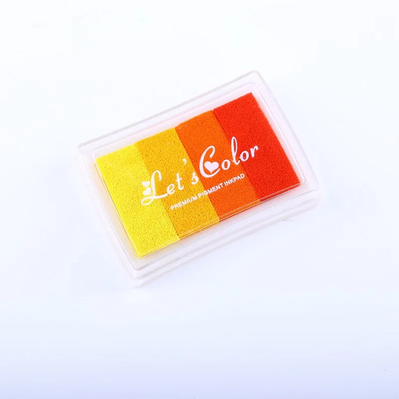 Ink Pad Ink Stamp Pad for DIY Craft Rubber Self Inking Roller Stamps Stationery Album for Scrapbooking Paper Decoration