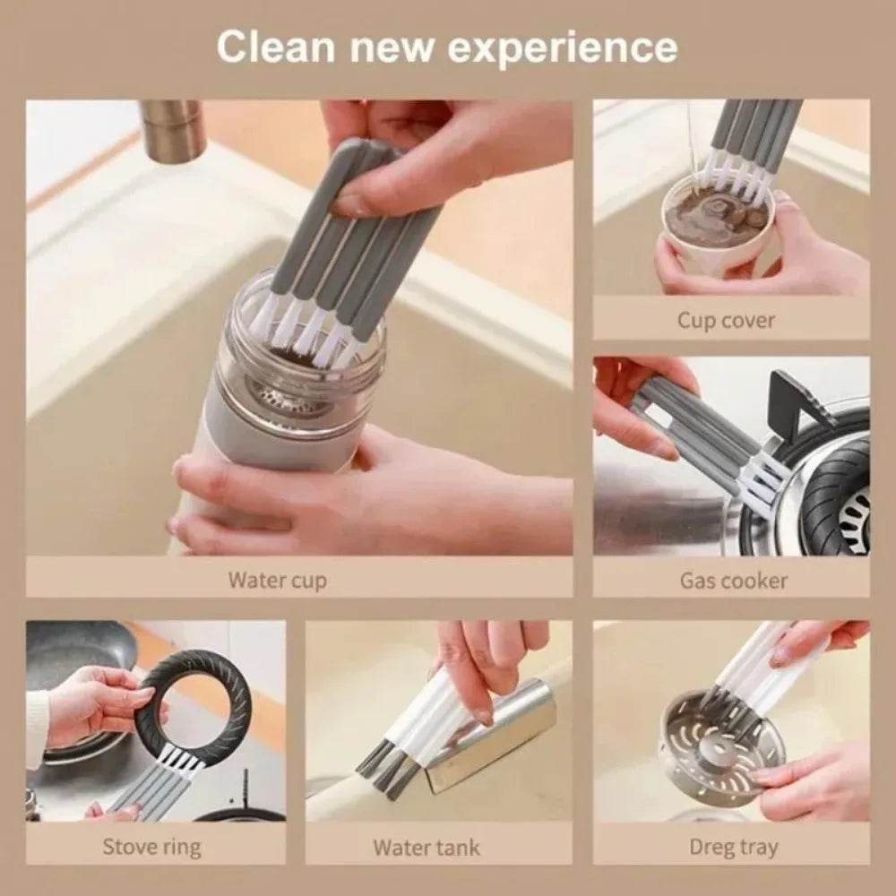 Bottle Lid Brush Keyboard Set Clean Brush Tool Consumer Electronics Portable Audio & Video Earphone Accessories Cleaner Sets