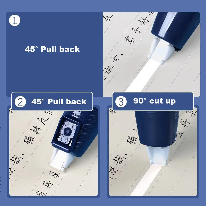 5mm*6m Kawaii Portable Correction Tape Stationery for Kids Student Writing Error School Replaceable Core Refill Corrector