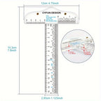 Precision 6 & 12 Acrylic T-Square Ruler – Perfect Alignment Tool for Crafting, Cardmaking, and Scrapbooking