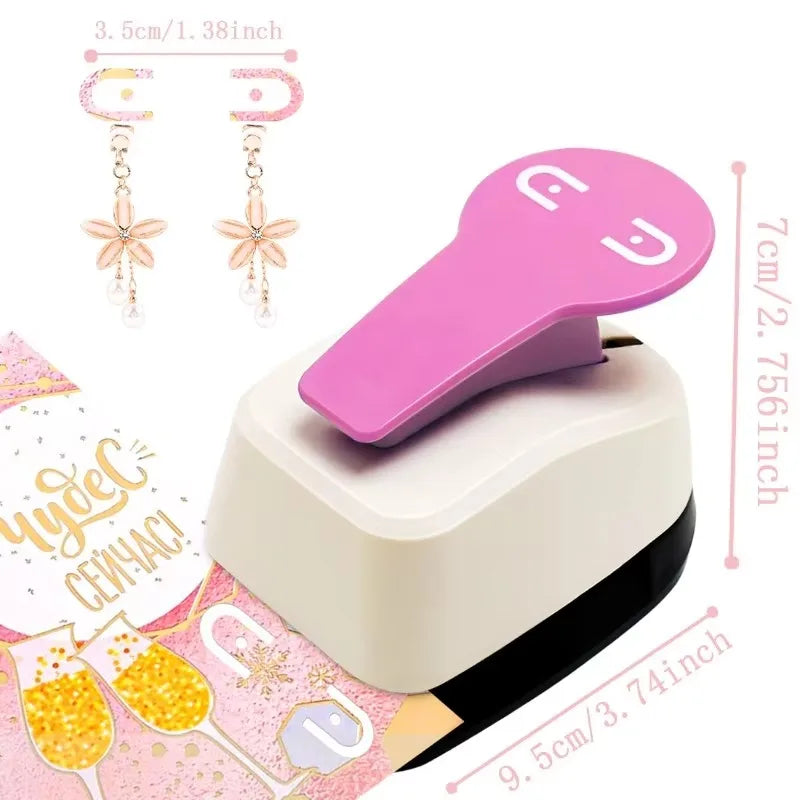 diy Earring Hole Puncher Earring Card Hole Punch Scrapbooking Paper Punch Earring Card Punch Hole Puncher DIY Punching Machine