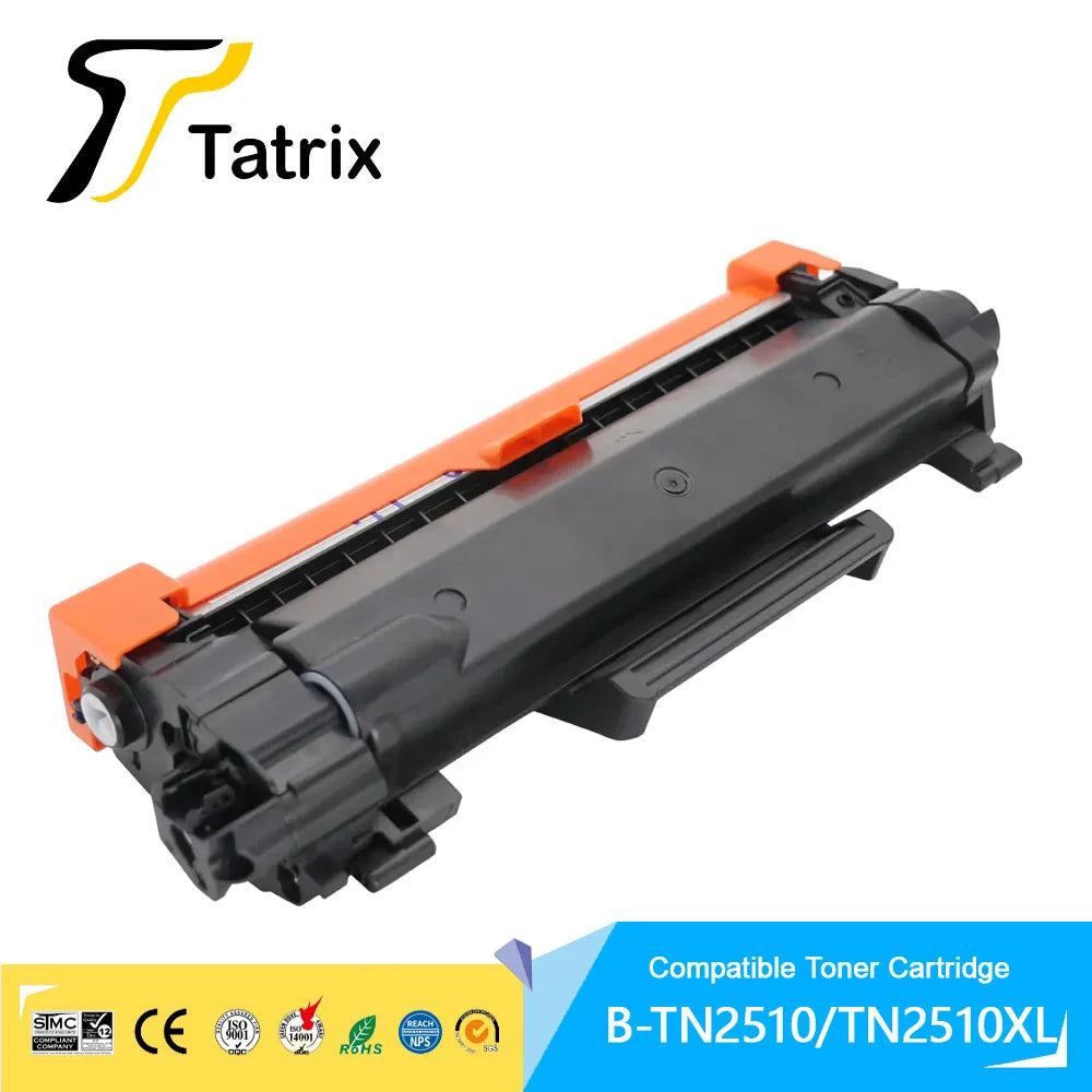 Tatrix TN2510 TN2510XL Compatible Black Laser Toner Cartridge for Brother DCP-L2620DW/L2627DW/L2627DWE/L2627DWXL/L2660DW Printer