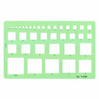 Jewelry Design Template Diamond Gemstone Drafting Ruler Kit Formwork Rulers Professional Designer Tools Supplies T-777-1 T-777-2