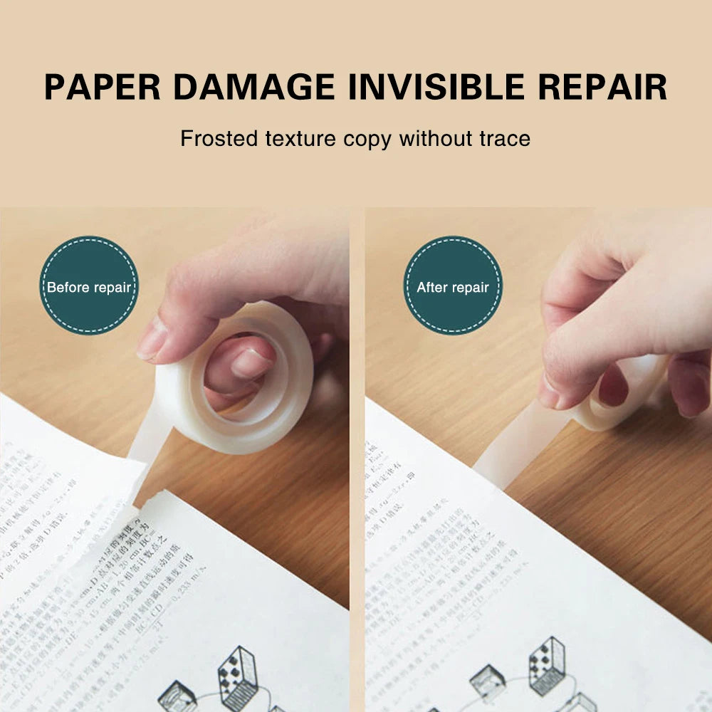 3M 810 Invisible Tape with Dispenser Test Tape Copy No Trace Easy To Tear Off Surface Writing Student Mistakes Tape Home Office