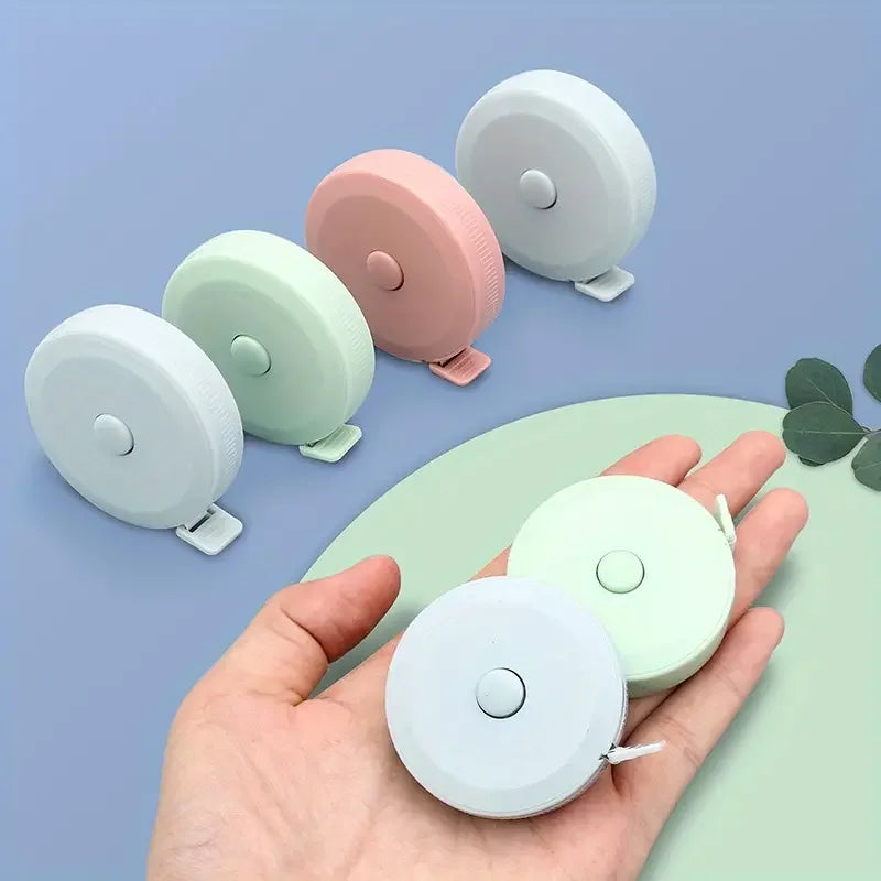 150 cm Cute Mini Soft Tape, Automatic Shrinking Tape Measure, Material Tape Measure, Plastic Tape Measure