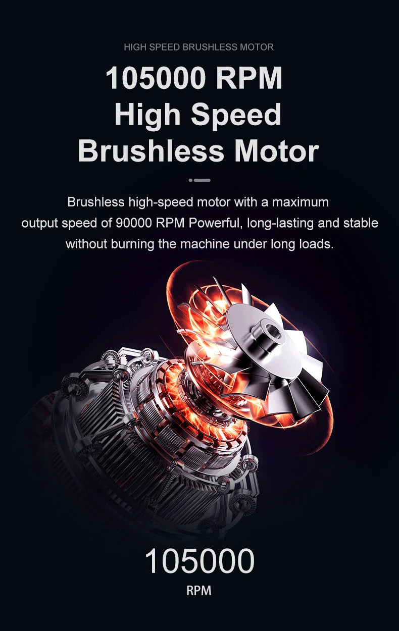 Turbo Jet Fan High Speed Vacuum Mini Electric Air Duster Rechargeable Cleaner for PC Keyboard Car Dust Snow Leaf Blower 4-Gear