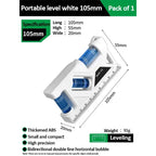 Mini Level Gauge High-precision Horizontal Vertical Measure Metric Ruler Protractor Home Portable Magnetic Pocket Level Gauge