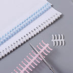 10/1Pcs 30Holes Detachable Buckle Loose-leaf Paper Book Circle Ring Scrapbook Album Binder Spiral A4 A5 B5 Notebook Binding Clip
