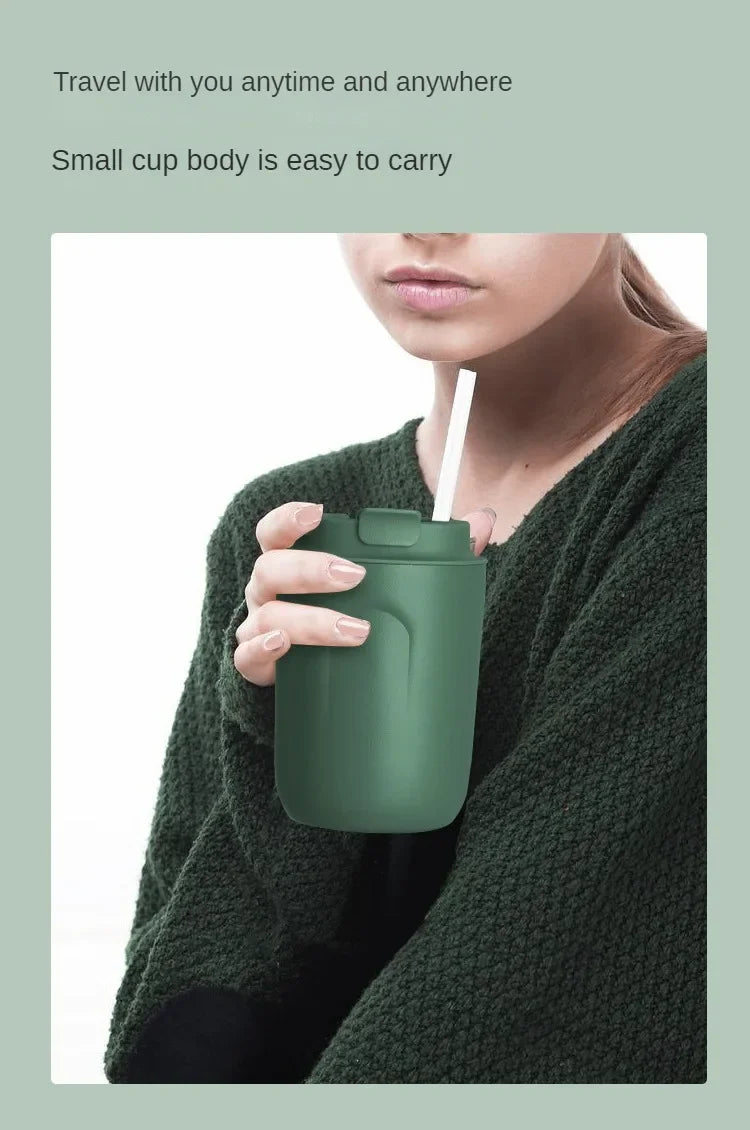 Mini Thermos Bottle Coffee Mug Stainless Steel Cup Thermal Leakproof Vacuum Flask Double Wall Tumbler Insulated Travle Drinkware