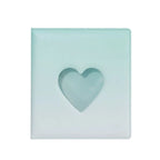 A5 3-Ring Macaron Gradient Heart Shaped Widening Photo Album Binder Photocard Card Holder for Photographs Scrapbooking Collector
