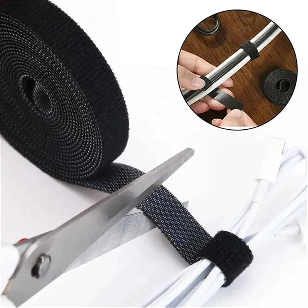 5M Cable Organizer Ties Tearable Cable Protector Management For Phone Mouse Earphone Data Wire Holder Cord Protection Organizer