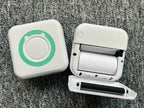 Portable Mini Label Printer - 57mm Wide, 200dpi Photo Printing, Rechargeable USB-Powered, Compact Design for Home Office