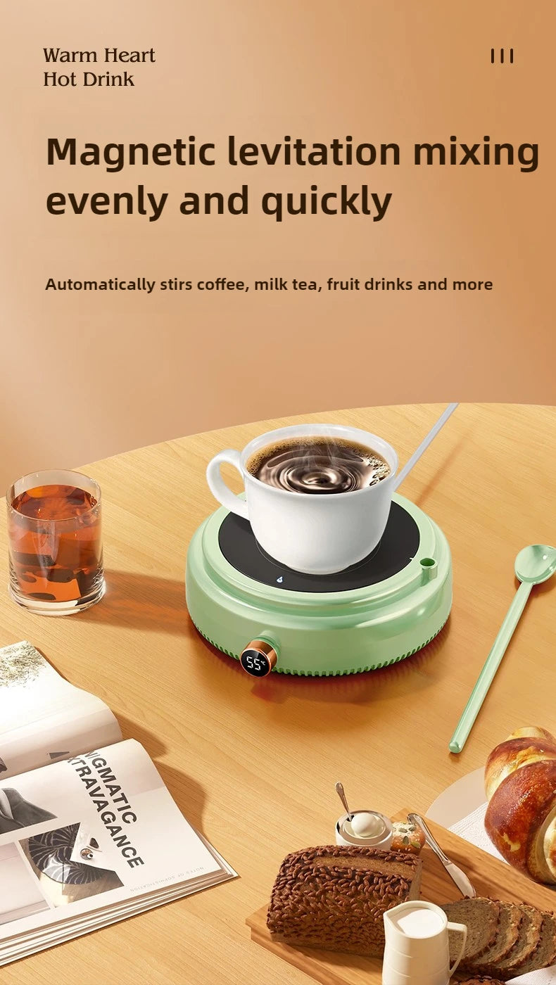 Automatic Stirring Cup Portable Electric Mixing Coffee Cup Office Mug Maglev Milk Shaker Kitchen Supplies with Spoon