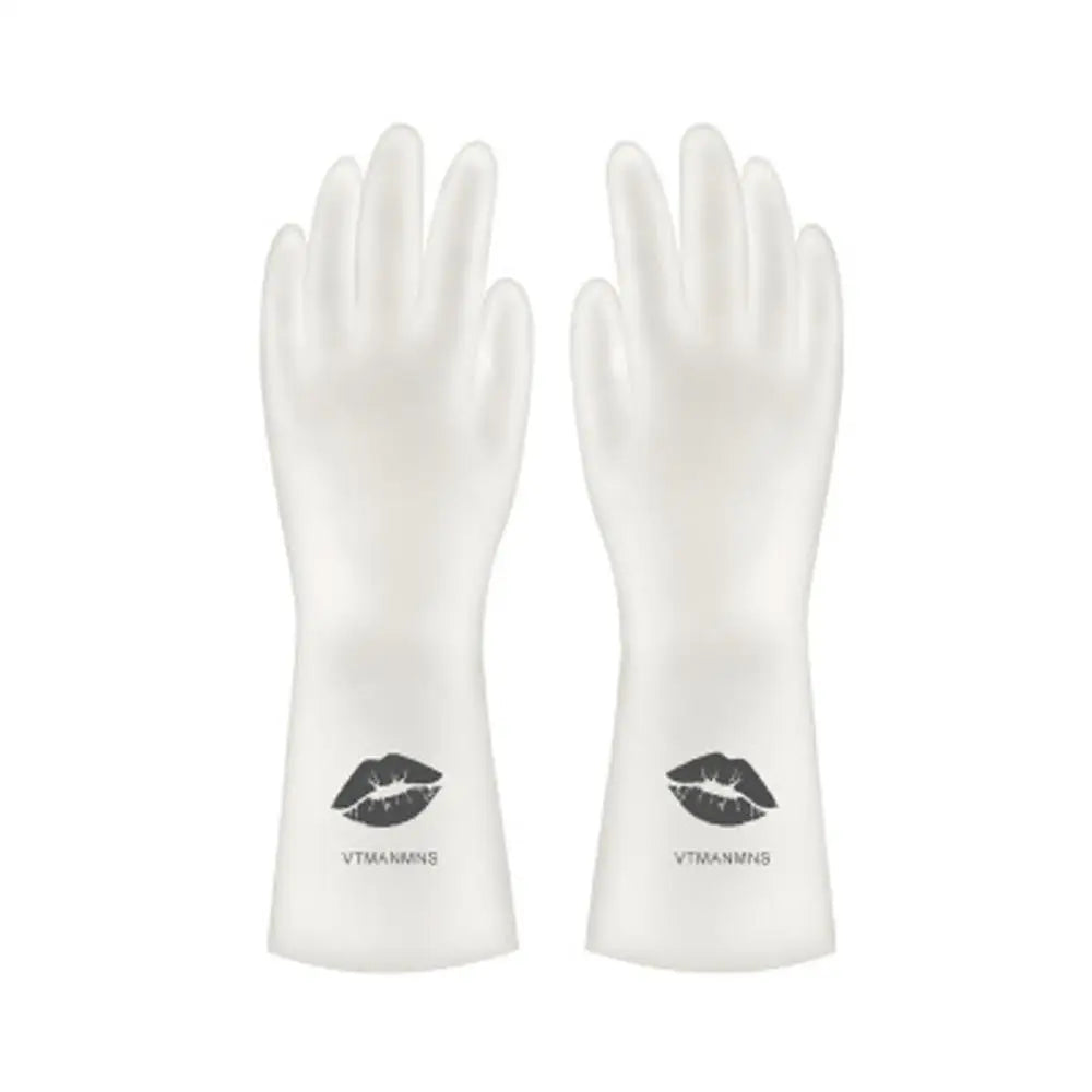Female waterproof rubber latex dishwashing gloves kitchen durable cleaning housework chores dishwashing tools