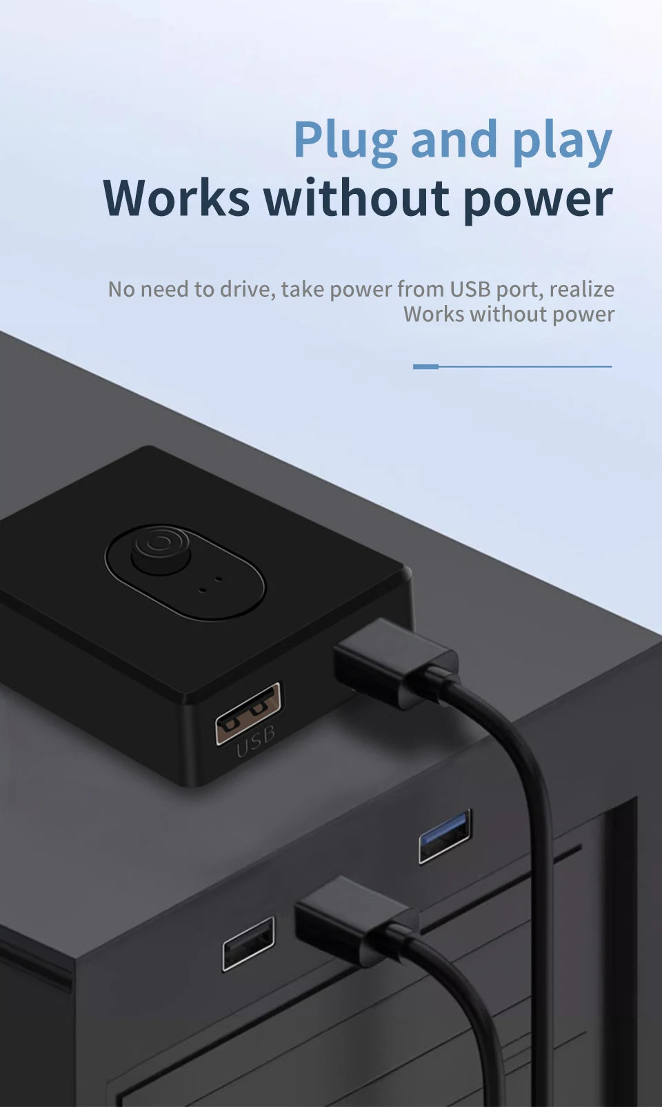 USB 3.0 KVM Switch USB Hub 1x2/2x1 Switcher USB3.0 Switch Shared Controller Splitter for Laptop Computer Printer Keyboard Mouse