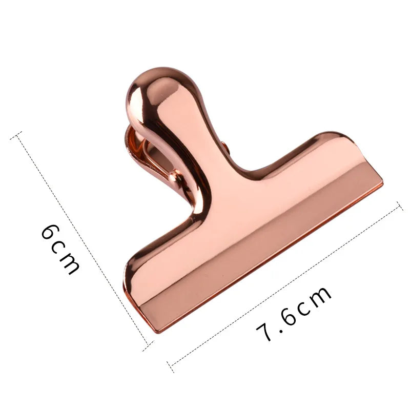 Plating Stainless Steel Paper Clips Office Paper Organizer Student Teacher Stationery School Office Business Supplies
