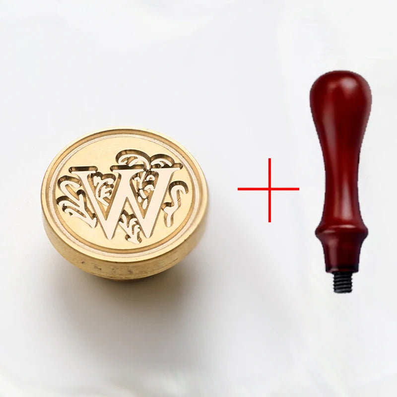 2PCS Clear Sealing Stamp Head Wax Seal Craft Supplies Wax Seal Stamp and Handle Stamp Scrapbooking Supplies Craft HCZ0106