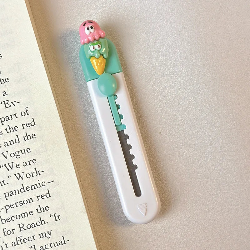 1Pc Creative Art Knife Cute Cartoon Express Delivery Artifact Portable Paper Cutter Hand Account Knife Letter Opener Sword