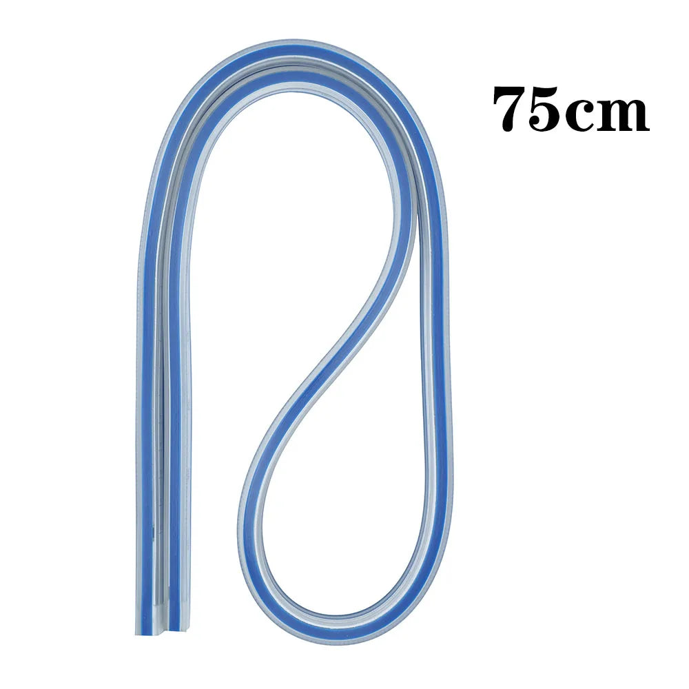 75/90/100CM Flexible Curve Ruler Drafting Drawing Tool Serpentine Plastic School Office Supplies CM and INCH Scale Rule Sewing