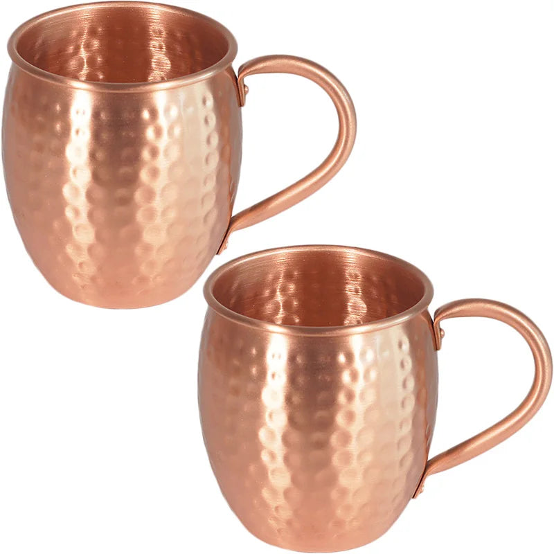 100% Copper Moscow Mule Mug Durable Coppery Beer Mugs 350ml Coffee Mug Milk Cup Pure Copper Bar Cup Drinkware
