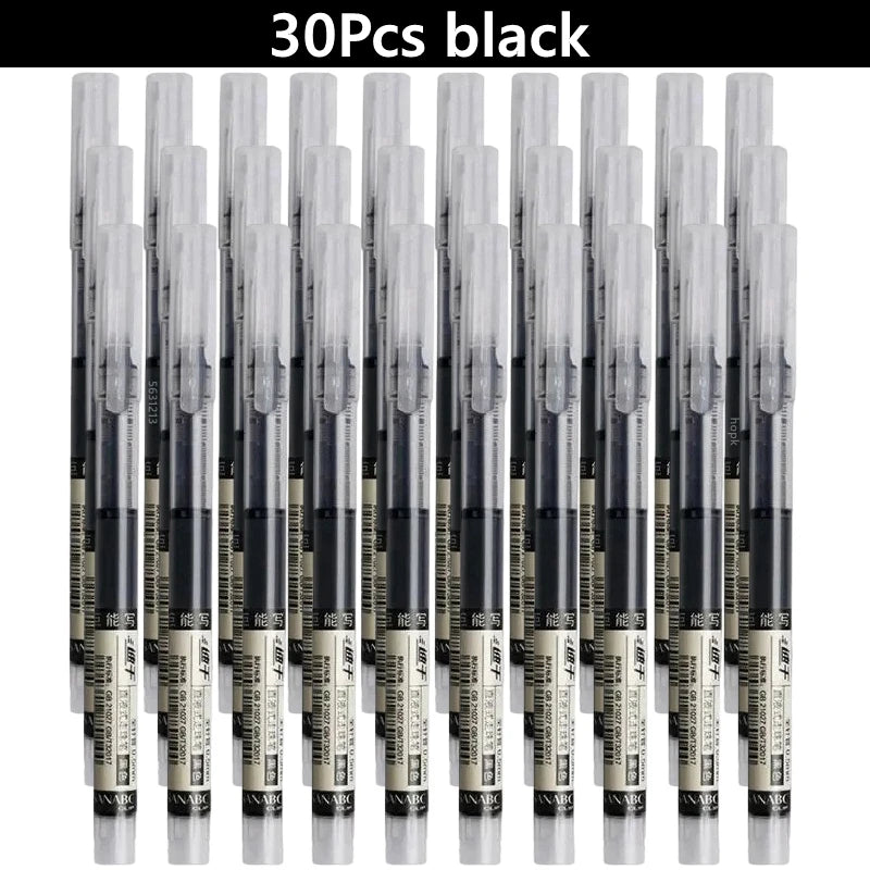3/10/50/100PCS Color Gel Pens set,0.5mm Fine Tip Ballpoint Pen for Drawing Pens for Writing Office Accessories Back To School