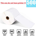 4x6 Thermal Direct Shipping Label,Pack of 500 Fan-Fold Labels, Permanent Adhesive, Commercial Grade Thermal Shipping Labels