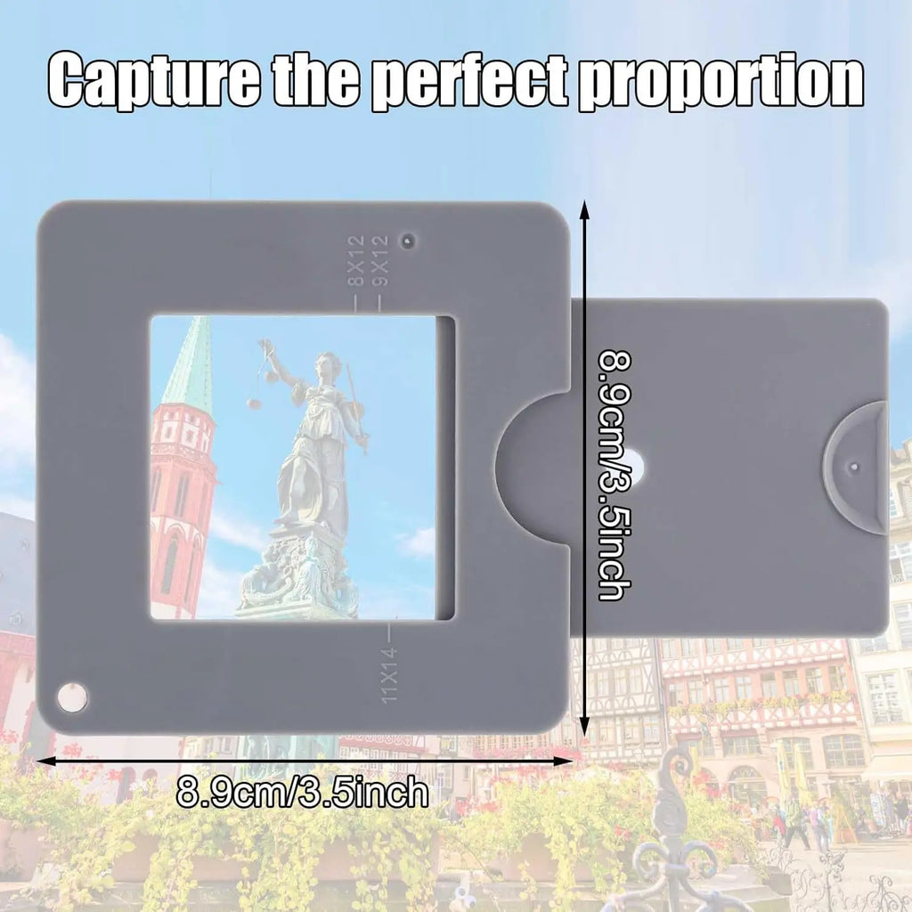 Portable Geometric Drawing Aid Viewfinder Math Drawing Set Vision Capturer Student Drawing Tool Math Teaching Aid