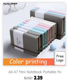 Translucent Frosted Notebook Inner Core Planner Binder Accessories Diary Stationery School Supplies A5 B5