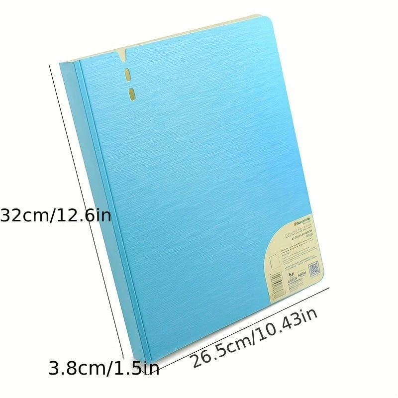 NEW Perforated Folder 4-Hole D-Shaped Binder Transparent Shell Pp File A4 Quick Fishing Storage