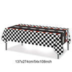Race Car Party Plates Cup Napkins Race Track Party Supplies Racing Sports Themed Tableware for Kids Boys Birthday Home Decors