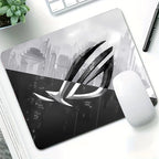AS-US ROG Game Player Square Mousepad Small Size Home Desk Protector Mat Washable Desktop Mouse Pad Anti-slip Rubber Table Mats