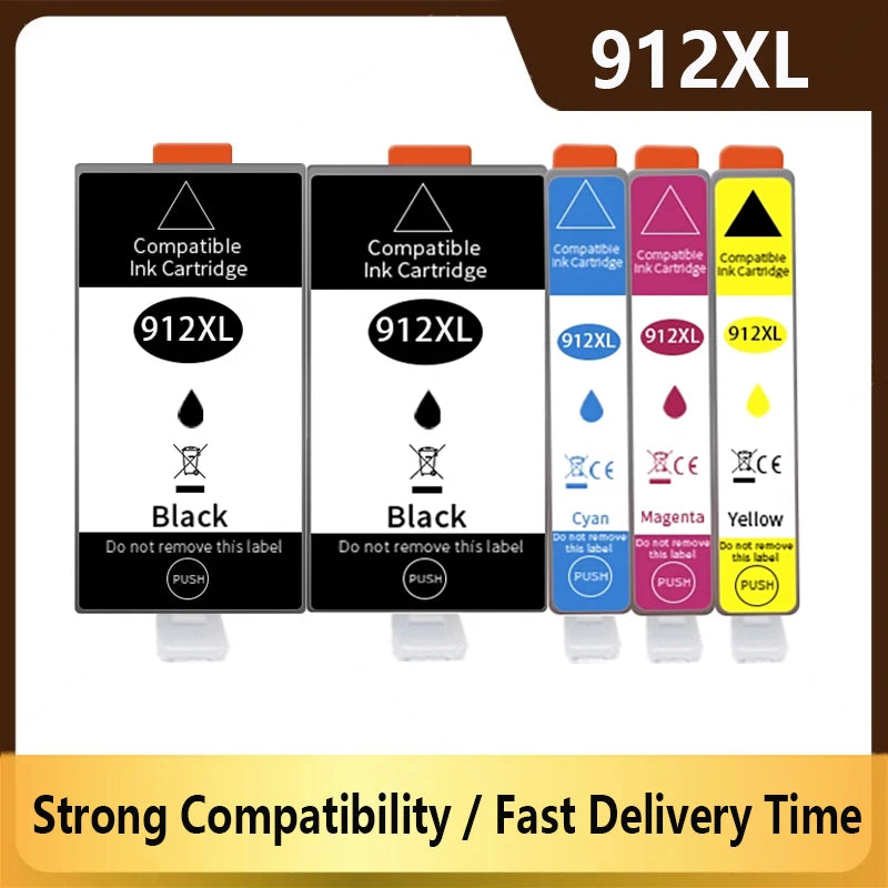 Compatible for HP 912XL 912 HP912 Ink Cartridge OfficeJet Pro 8020 8022 8023 8024 8025 8026 8028 8035 Printer