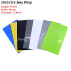 20/100/300pcs 18650/21700/26650 Lipo Battery Wrap PVC Heat Shrink Tube Precut Insulated Film Protection Cover Case Pack Sleeving