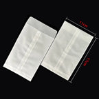 50pcs/lot Translucent Mini Envelope Jewelry Storage Bag for Card Earring Necklace Gift Packaging Bags Wedding Wedding Envelopes
