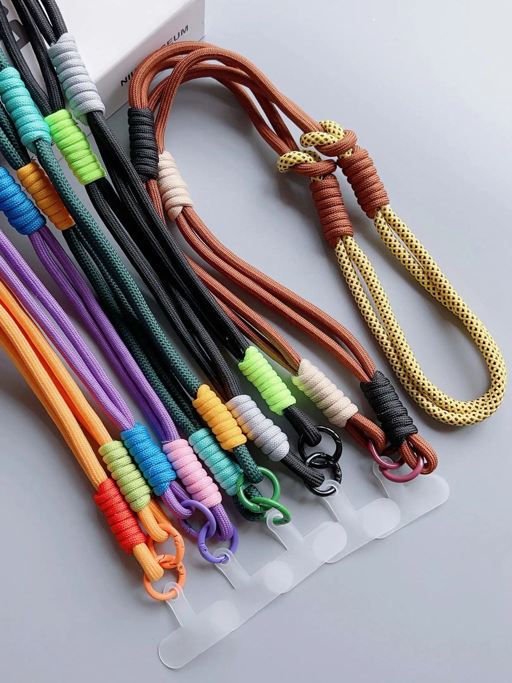 Lanyard Cross-body Shoulder Straps Keychain Adjustable Korea Long Rope with Replacement Patch for Mobile Phone Accessories